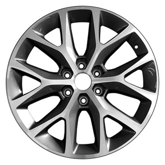 CCI® - 6 Y-Spoke Charcoal with Machined Face 20x8.5 Alloy Factory Wheel - Remanufactured