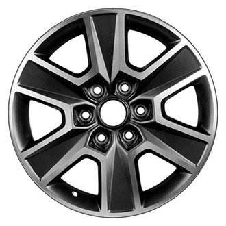 CCI® - 6 I-Spoke Charcoal Metallic with Machined Face 18x7.5 Alloy Factory Wheel - Remanufactured