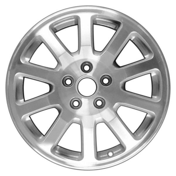 CCI® - 17 x 6.5 10 I-Spoke Machined with Silver Vents Alloy Factory Wheel (Factory Take Off)