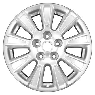 CCI® - 9 I-Spoke Silver with Machined Face 17x7 Alloy Factory Wheel - Remanufactured