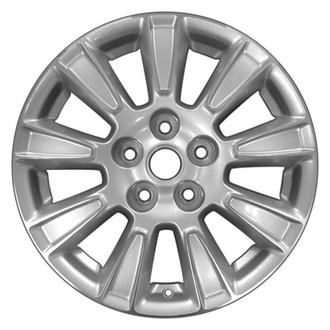 CCI® - 9 I-Spoke Silver with Machined Face 17x7 Alloy Factory Wheel - Remanufactured