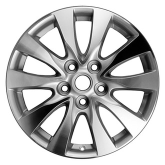 CCI® - 5 V-Spoke Silver with Machined Accents 17x7 Alloy Factory Wheel - Remanufactured
