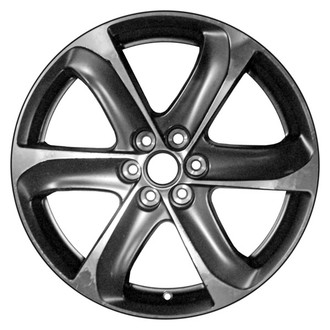 CCI® - 6 Turbine-Spoke Polished with Dark Charcoal Metallic Accents 20x8 Alloy Factory Wheel - Remanufactured