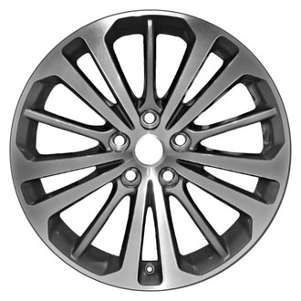 CCI® - 5 W-Spoke Machined and Dark Charcoal 18x8.5 Alloy Factory Wheel - Remanufactured