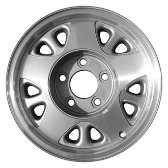 CCI® - 10-Slot Charcoal with Machined Face 15x6.5 Alloy Factory Wheel - Remanufactured