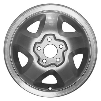 CCI® - 5-Slot Silver with Machined Lip 15x7 Alloy Factory Wheel - Remanufactured