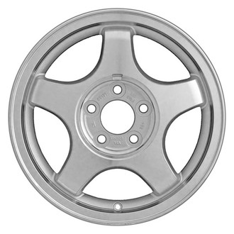 CCI® - 5-Spoke Machined and Sparkle Silver Acrylic 16x6.5 Alloy Factory Wheel - Remanufactured