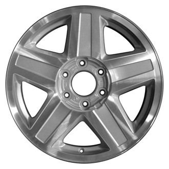 CCI® - 5-Spoke Machined with Silver Pockets 17x7 Alloy Factory Wheel - Remanufactured