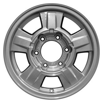 CCI® - 5-Spoke Machined Flange with Silver Face 15x6.5 Alloy Factory Wheel - Remanufactured