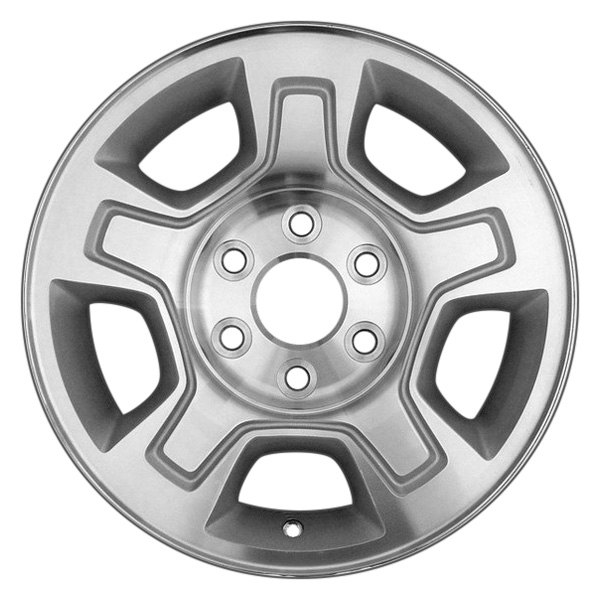 CCI® - 17 x 7.5 5-Spoke Machined Silver Alloy Factory Wheel (Remanufactured)