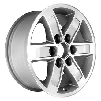 CCI® - 6 I-Spoke Machined with Silver Pockets 17x7.5 Alloy Factory Wheel - Remanufactured