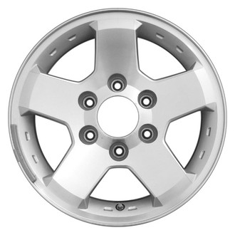 CCI® - 5-Spoke Silver with Machined Face 16x6.5 Alloy Factory Wheel - Remanufactured
