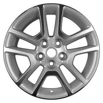 CCI® - 5 V-Spoke Silver with Machined Accents 17x8 Alloy Factory Wheel - Remanufactured