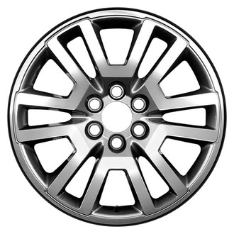 CCI® - 6 V-Spoke Machined and Medium Charcoal Met 20x7.5 Alloy Factory Wheel - Remanufactured