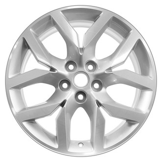CCI® - 5 V-Spoke Machined and Bright Sparkle Silver 19x8.5 Alloy Factory Wheel - Remanufactured
