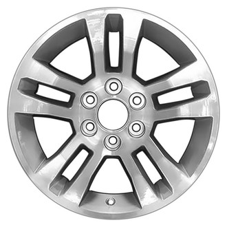 CCI® - Double 5-Spoke Machined and Silver 18x8.5 Alloy Factory Wheel - Replica