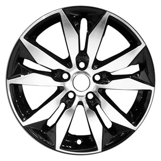 CCI® - 5 V-Spoke Slow Machined and Black 18x8.5 Alloy Factory Wheel - Remanufactured