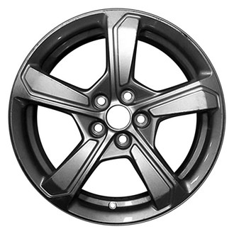 CCI® - 5 Turbine-Spoke Machined and Medium Silver Metallic 17x7 Alloy Factory Wheel - Remanufactured