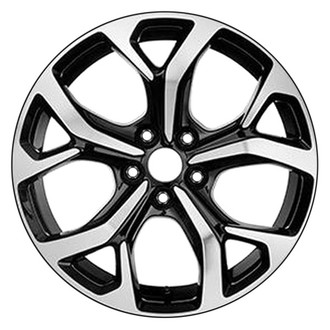 CCI® - 5 Y-Spoke Machined and Black 17x7 Alloy Factory Wheel - Remanufactured