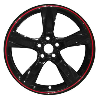 CCI® - 5-Spoke Black with Red Stripe At Lip 20x8.5 Alloy Factory Wheel - Remanufactured