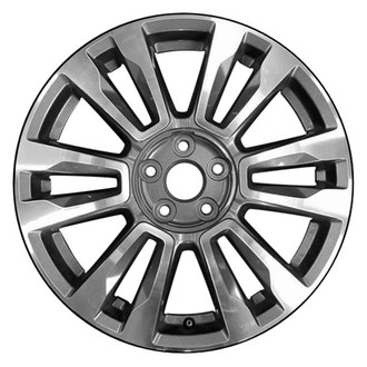 CCI® - 6 V-Spoke Machined and Medium Charcoal 19x7 Alloy Factory Wheel - Remanufactured