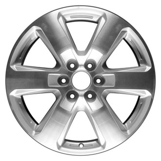 CCI® - 6 I-Spoke Machined and Silver 20x7.5 Alloy Factory Wheel - Remanufactured