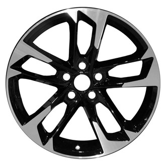 CCI® - Double 5-Spoke Machined Gloss Black 20x9.5 Alloy Factory Wheel - Remanufactured