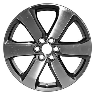 CCI® - 6 Spiral-Spoke Machined and Dark Charcoal 20x8 Alloy Factory Wheel - Remanufactured