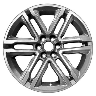 CCI® - 6 V-Spoke Medium Charcoal Metallic Machined 18x8.5 Alloy Factory Wheel - Remanufactured