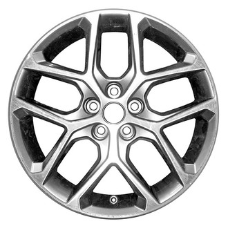 CCI® - 5 Y-Spoke Machined and Silver 17x7.5 Alloy Factory Wheel - Remanufactured
