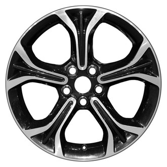 CCI® - 5-Spoke Machined and Black 17x7.5 Alloy Factory Wheel - Remanufactured