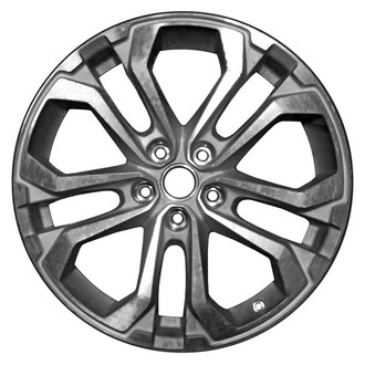 CCI® - 5 V-Spoke Machined and Medium Charcoal Metallic 19x7.5 Alloy Factory Wheel - Remanufactured