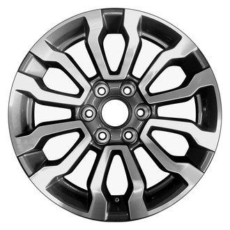 CCI® - 6 V-Spoke Machined and Dark Charcoal 18x8.5 Alloy Factory Wheel - Remanufactured
