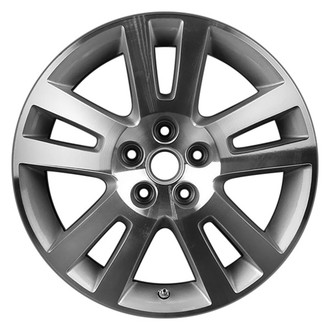 CCI® - Double 5-Spoke Machined with Silver Pockets 17x7 Alloy Factory Wheel - Remanufactured