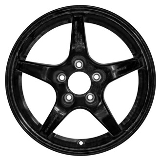 CCI® - 5-Spoke Black 17x4 Alloy Factory Wheel - Remanufactured