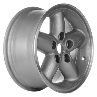 CCI® - 5-Spoke Silver with Machined Lip 15x7 Alloy Factory Wheel - Remanufactured
