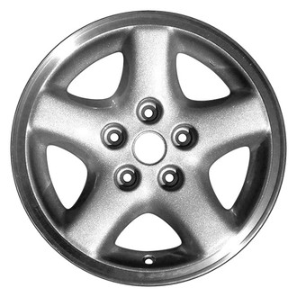 CCI® - 5-Spoke Silver with Machined Lip 15x7 Alloy Factory Wheel - Remanufactured