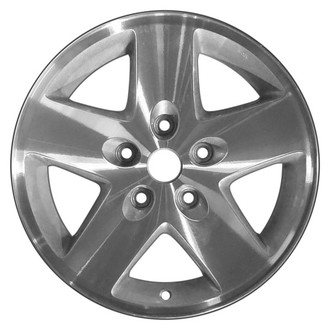 CCI® - 5-Spoke Machined and Silver 17x7.5 Alloy Factory Wheel - Remanufactured