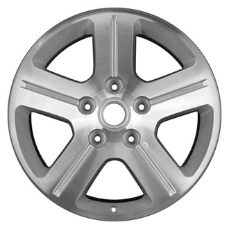 CCI® - 5-Spoke Machined and Silver 17x7.5 Alloy Factory Wheel - Remanufactured