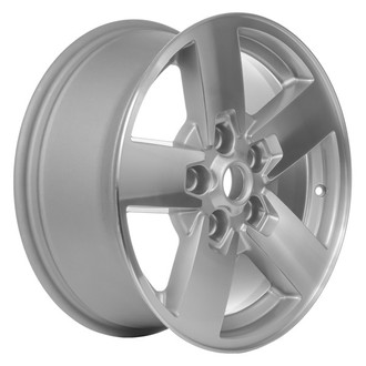 CCI® - 5-Spoke Machined and Silver 17x7.5 Alloy Factory Wheel - Remanufactured
