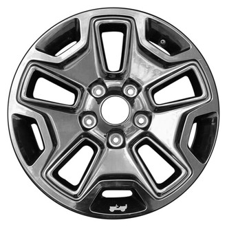 CCI® - 5-Slot Black Matte with Light Gray Jeep Sticker 17x7.5 Alloy Factory Wheel - Remanufactured