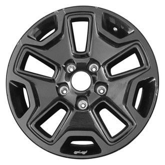 CCI® - 5-Slot Gloss Black with Light Gray Jeep Sticker 17x7.5 Alloy Factory Wheel - Remanufactured