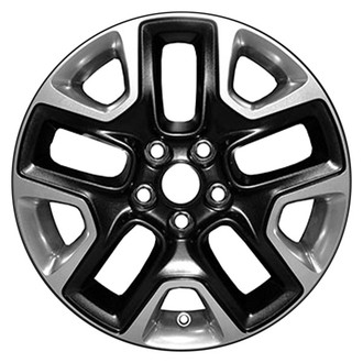 CCI® - 10-Slot Polished and Black Metallic 17x6.5 Alloy Factory Wheel - Remanufactured