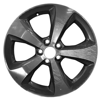 CCI® - 5-Spoke Polished Dark Charcoal Metallic 18x7 Alloy Factory Wheel - Replica