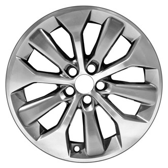 CCI® - 10 Alternating-Spoke Polished and Dark Hyper Silver 19x7.5 Alloy Factory Wheel - Remanufactured