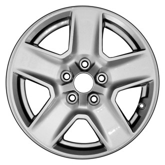CCI® - 5-Spoke Machined and Dark Silver 17x7.5" Alloy Factory Wheel - Remanufactured