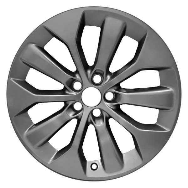 CCI® - 19 x 7.5 10 Alternating-Spoke Machined and Medium Charcoal Metallic Alloy Factory Wheel (Remanufactured)