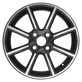 CCI® - 8 I-Spoke Machined and Black 16x6.5 Alloy Factory Wheel - Remanufactured
