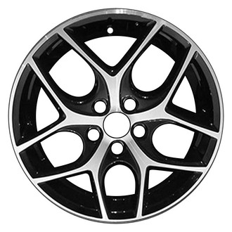 CCI® - 5 Y-Spoke Machined and Black 17x7 Alloy Factory Wheel - Remanufactured