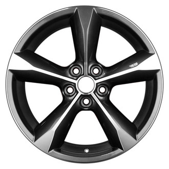 CCI® - 5-Spoke Machined and Charcoal 18x8 Alloy Factory Wheel - Remanufactured